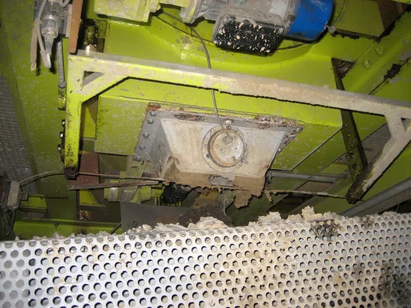 Hydro-Mix sensor 3 at the output of the ribbon mixer